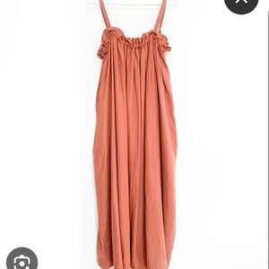 Town Clothes Lapine Dress In Clay Size M/L